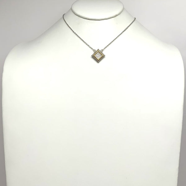 Square Pendant Necklace