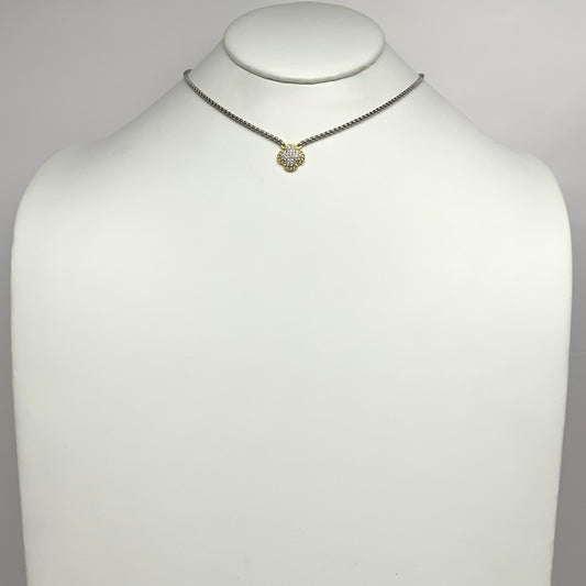 Spiga Chain Clover Pendant