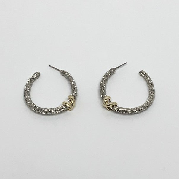 Rope Hoop Earrings