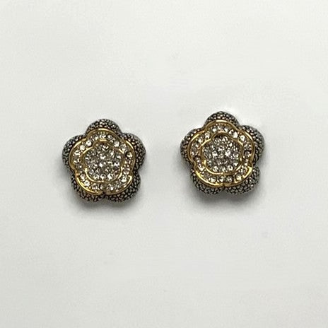 Bling Flower Earrings