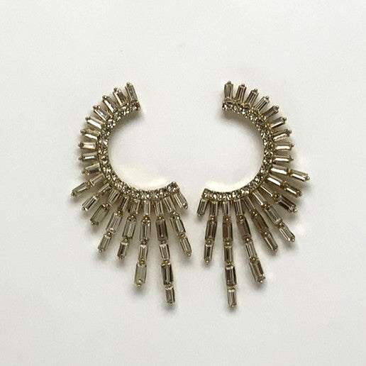 Crystal Spears Earrings
