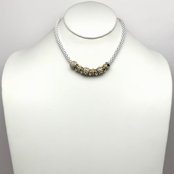 Two-Toned Charmed Necklace