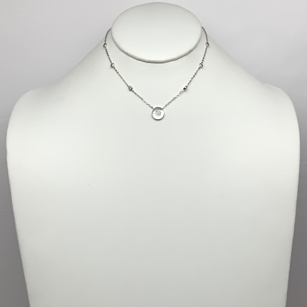 Raindrop Gem Pendant Necklace