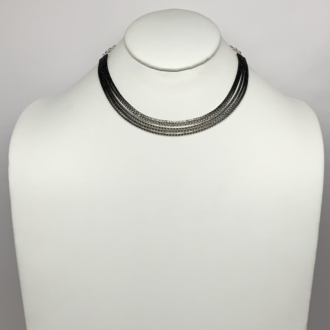 5 Layer Small Crystal Necklace
