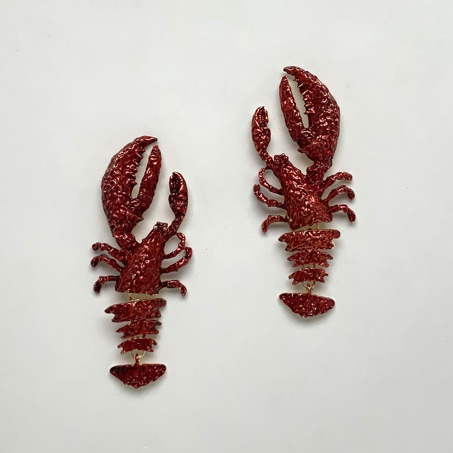 Lobster Dangle Earrings