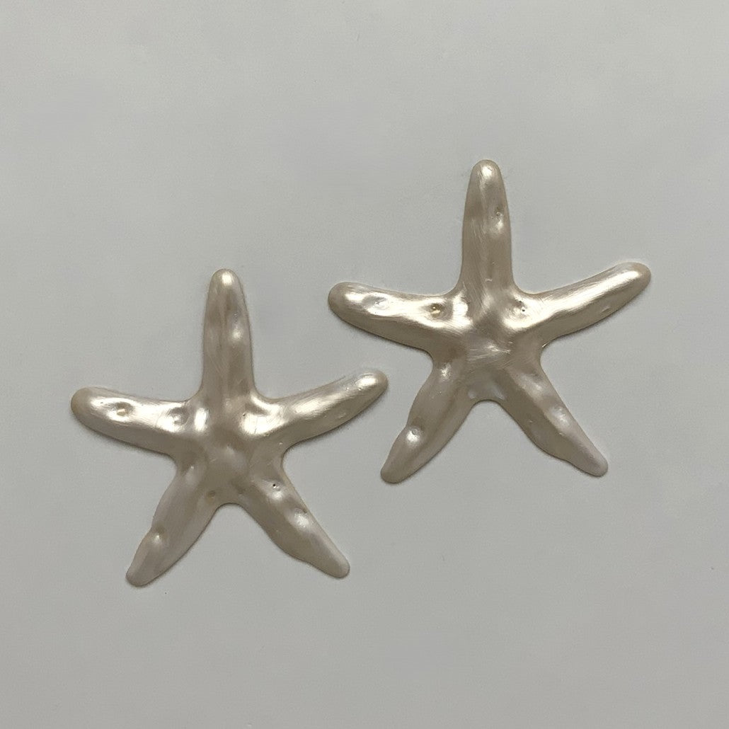 Textured Starfish Earrings