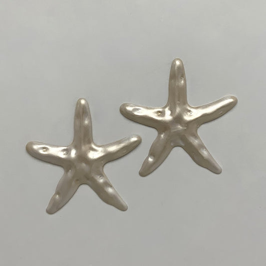 Textured Starfish Earrings