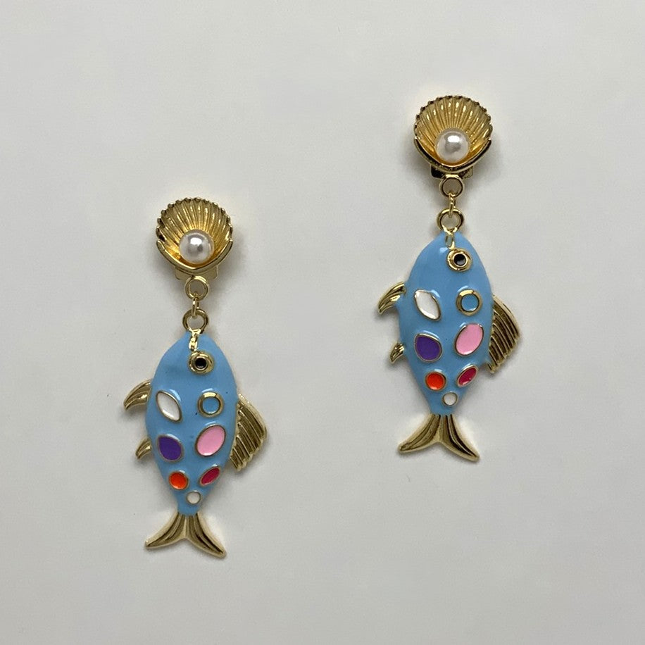 Fun Fish Spot Earrings