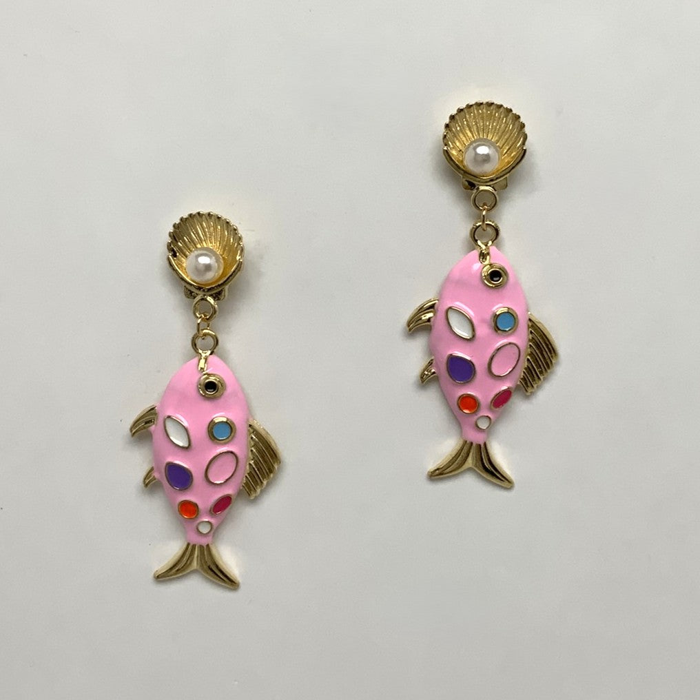 Fun Fish Spot Earrings