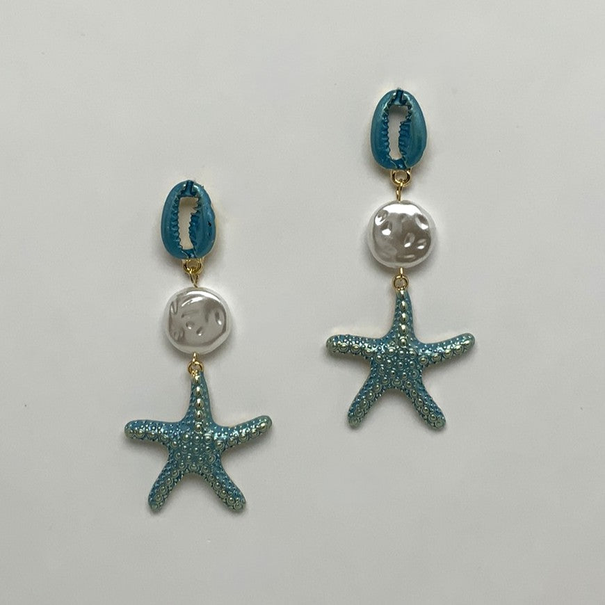 Sealife Starfish Drop Earrings