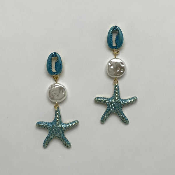 Sealife Starfish Drop Earrings
