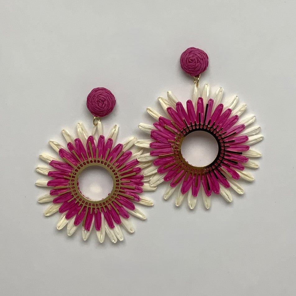 Twine Double Layered Petal Earrings
