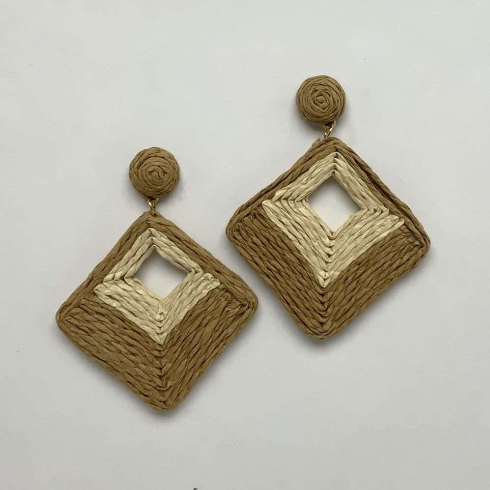 Twine Rhombus Earrings