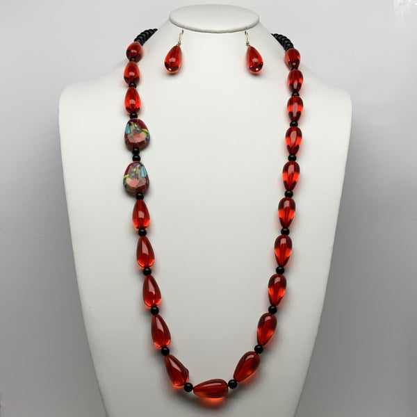 32" Red Lucite