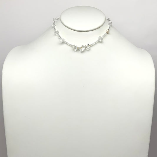 Crystal Stone Beaded Necklace