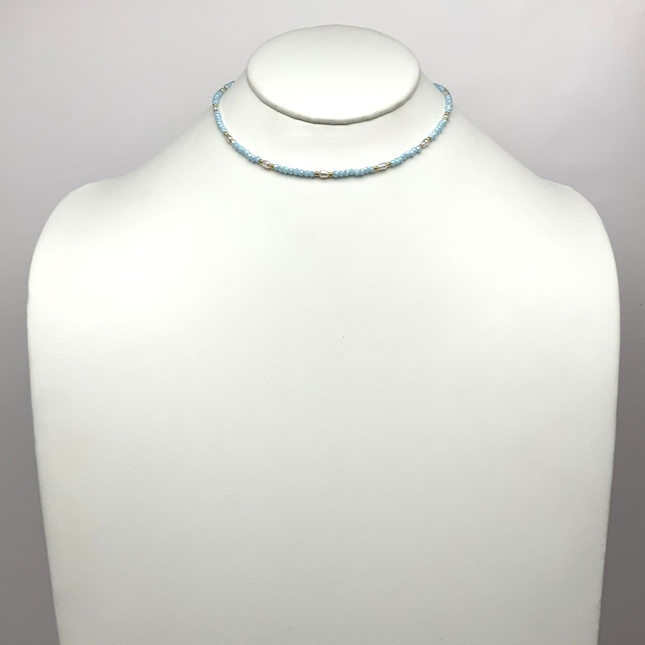 Crystal Pearl Necklace