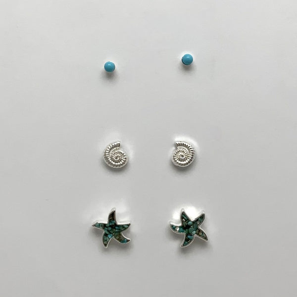 Nautical Earrings Set