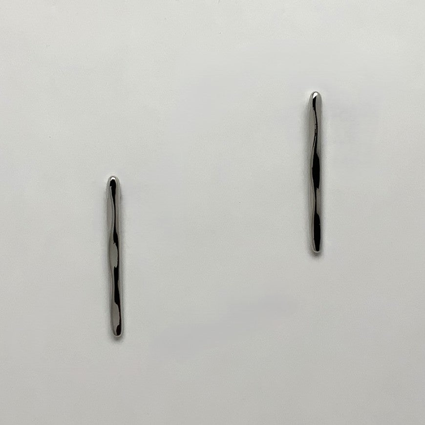 Bar Hammered Earrings