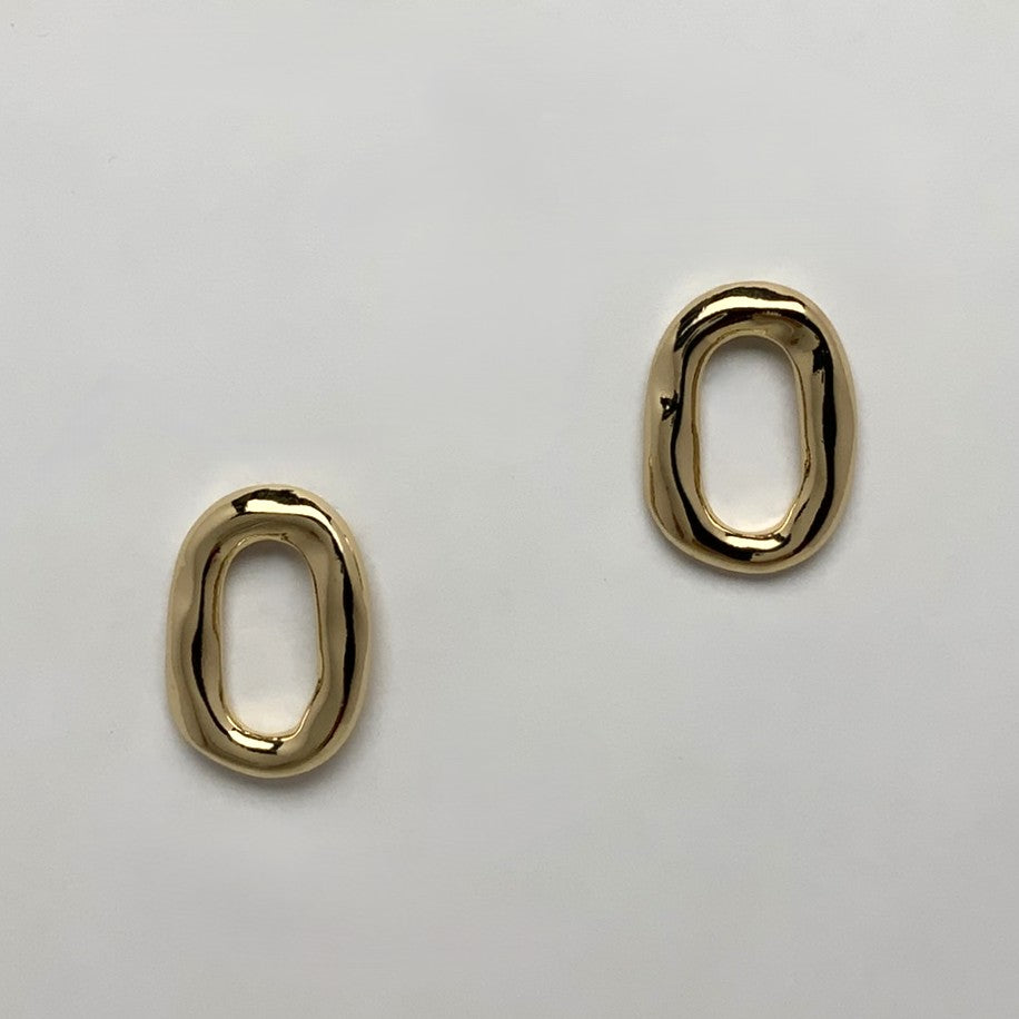 Oval Hoop Earrings
