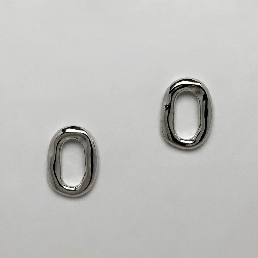 Oval Hoop Earrings