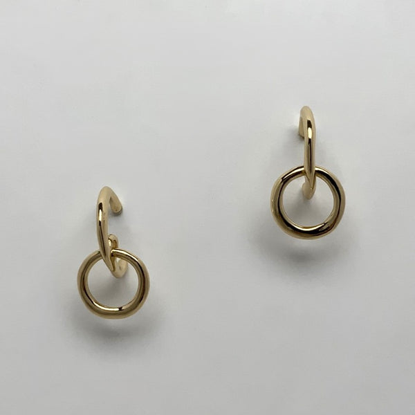 Intertwined Open Earrings