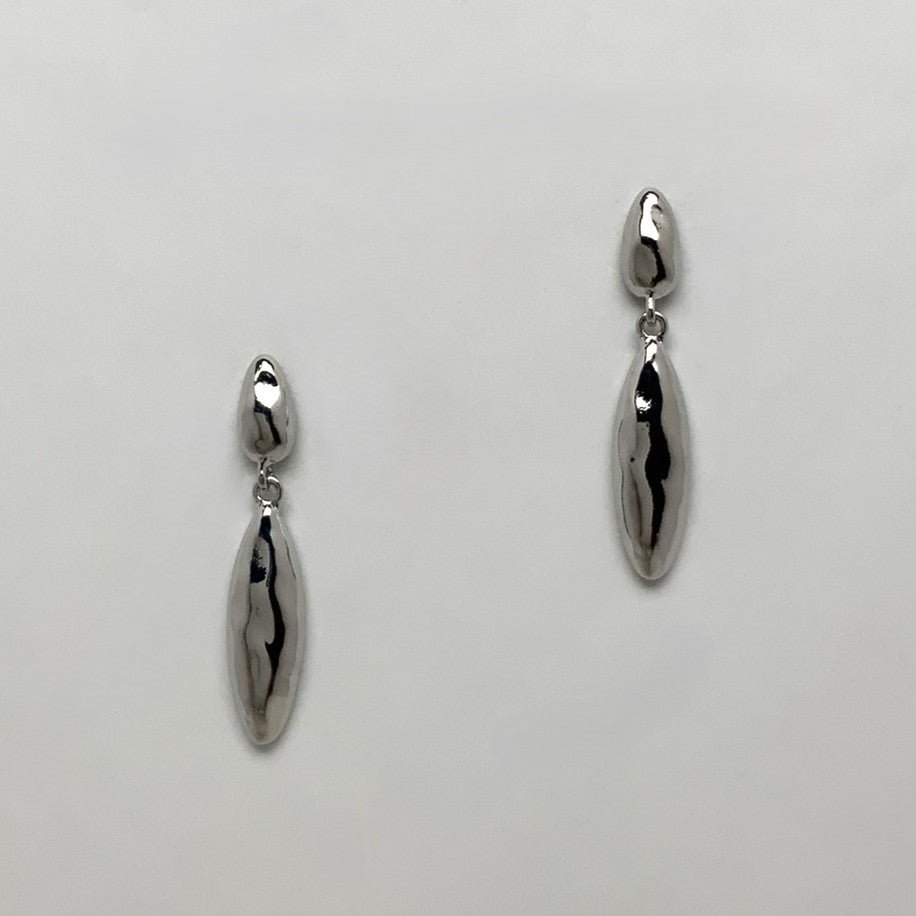 Hammered Drop Earrings