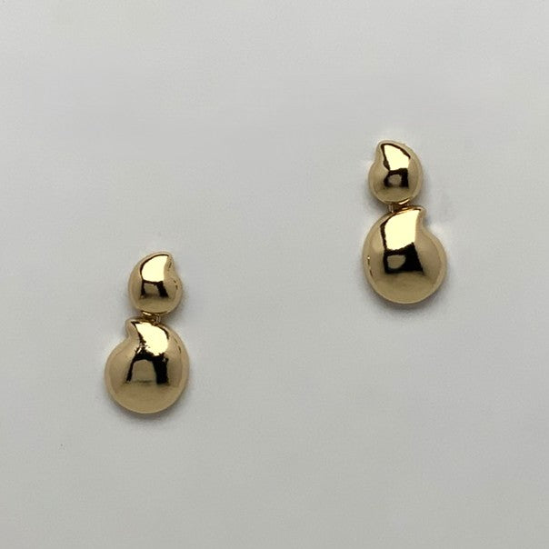 Round Drop Earrings