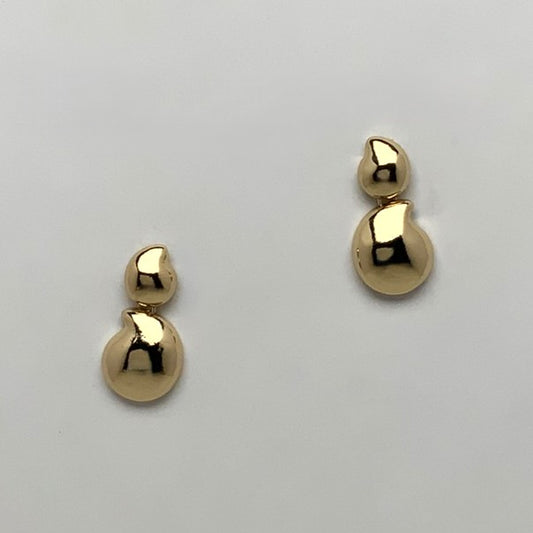 Round Drop Earrings