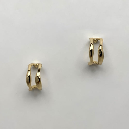 Hoop Abstract Earrings