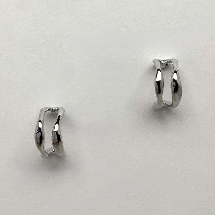 Hoop Abstract Earrings