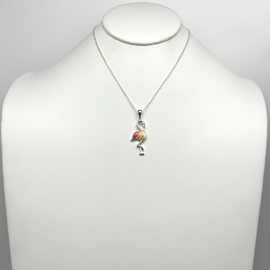 Flamingo Pendant Necklace