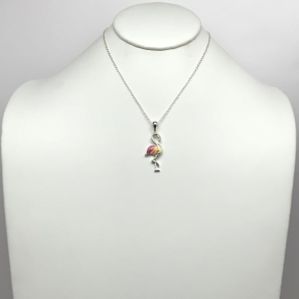 Flamingo Pendant Necklace