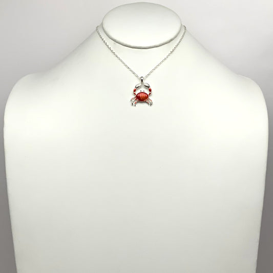 Crab Pendant Necklace