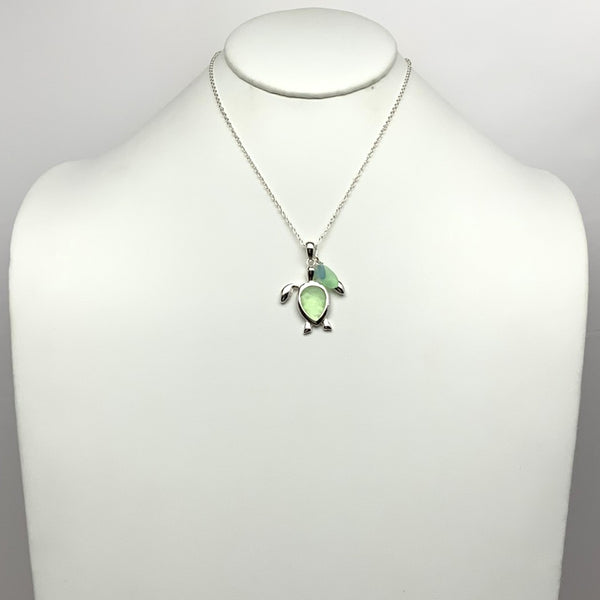 Enamel Turtle Charm Necklace