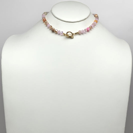 Mix Bead Toggle Necklace