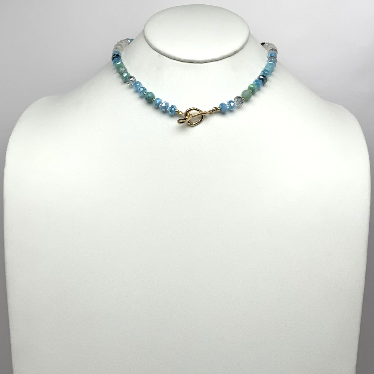 Mix Bead Toggle Necklace