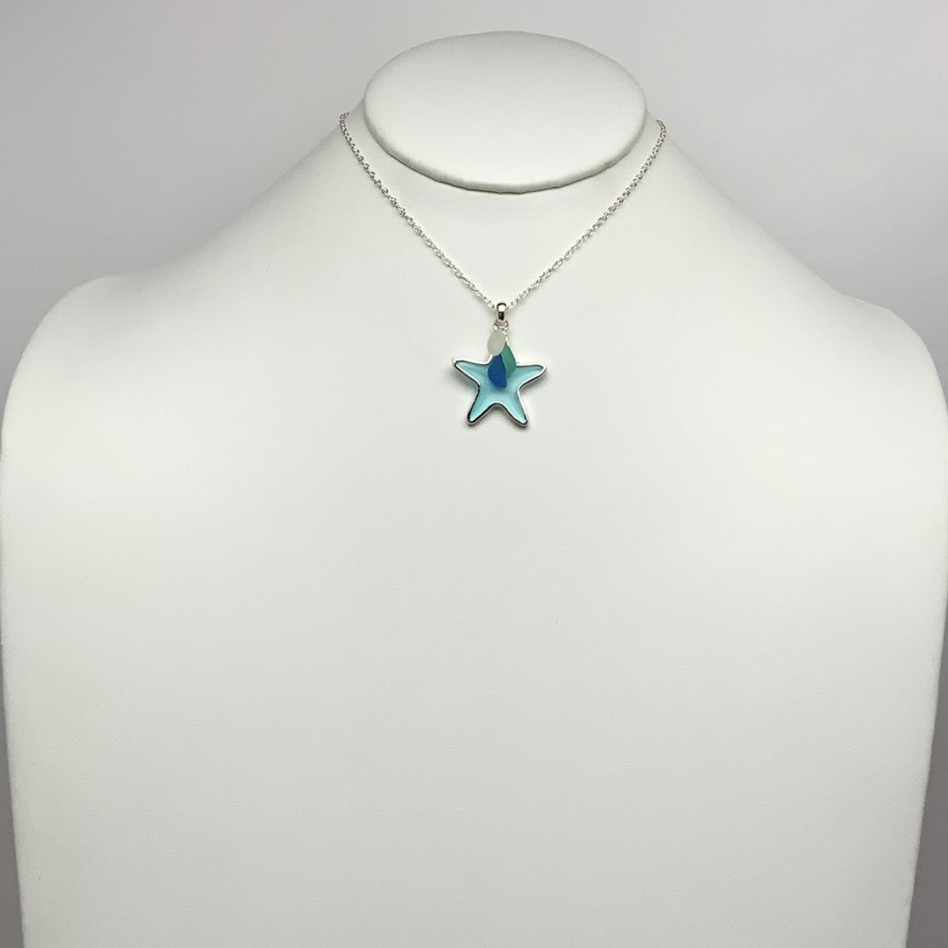 Enamel Star Charm Necklace