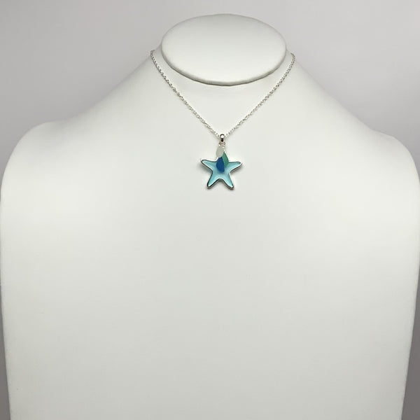 Enamel Star Charm Necklace