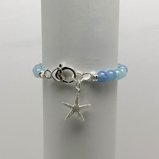 Beaded Starfish Clasp Bracelet