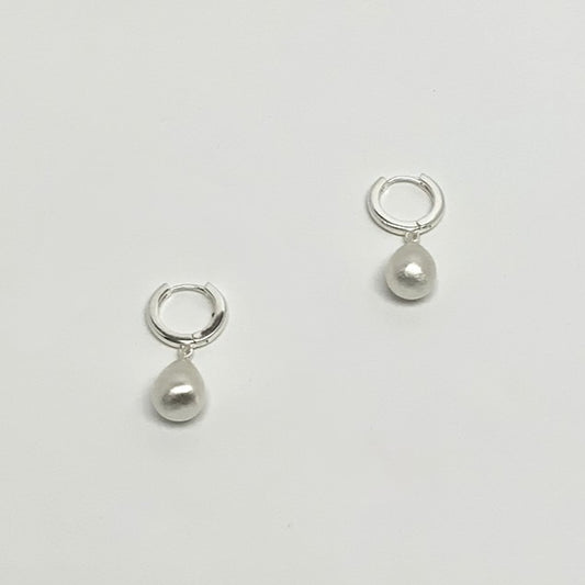Teardrop Pearl Earrings