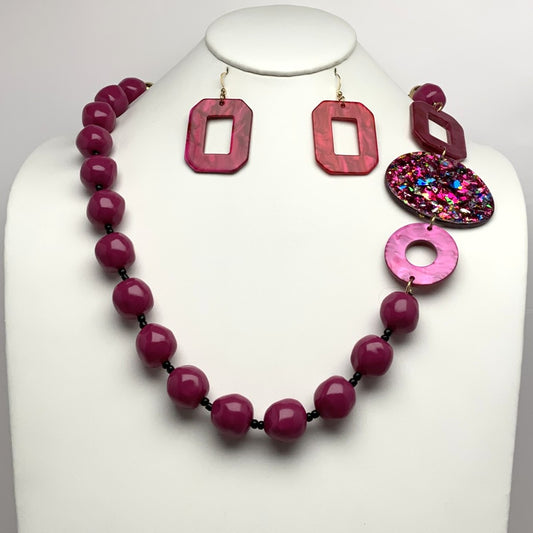 Chunky Beaded Necklace
