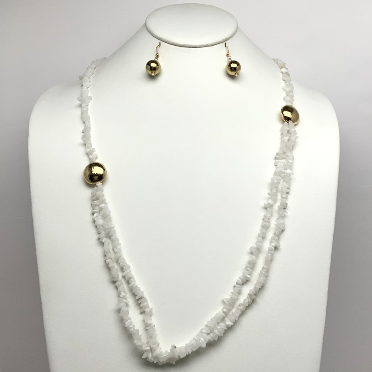 White Crystal Necklace