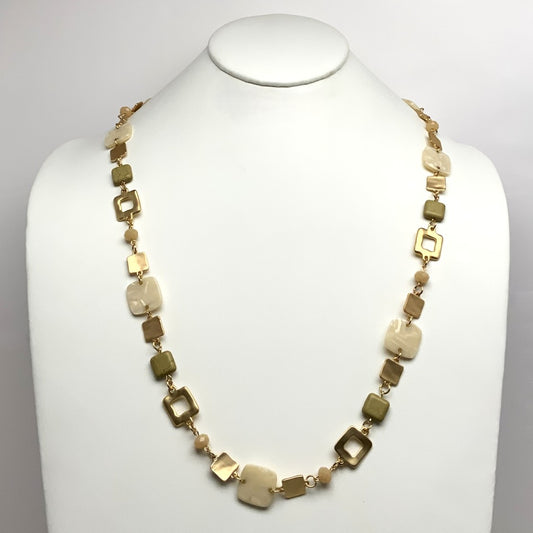 Geometrical Beads Necklace