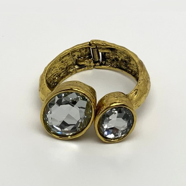 Large Oval Hinged Cuff Bracelet