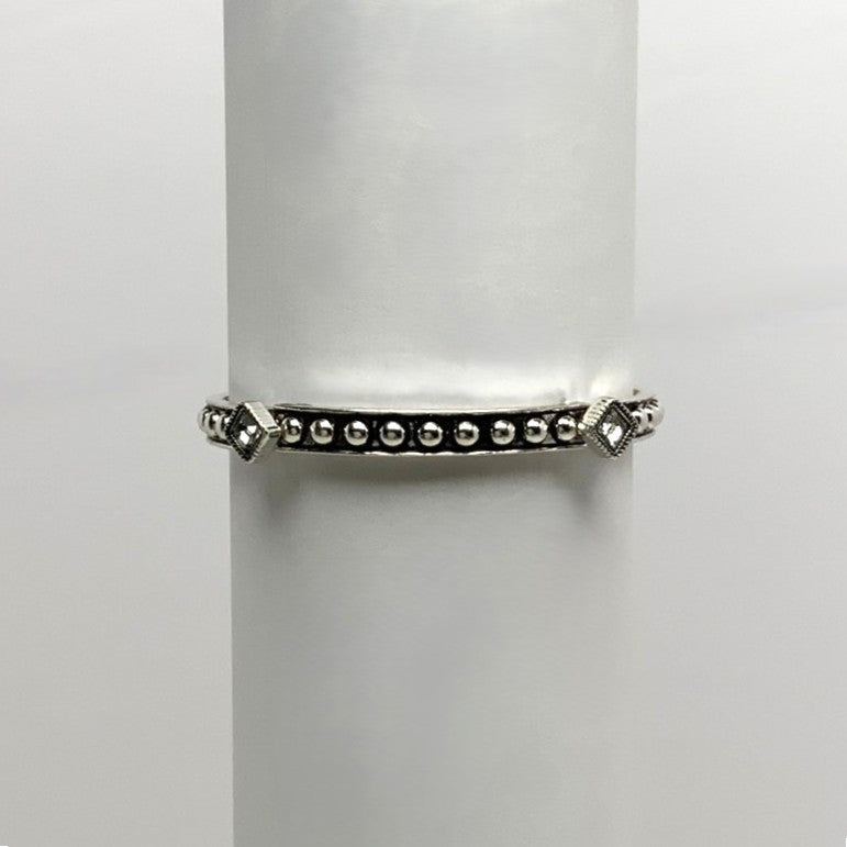 Diamond Accent w/Button edges Bracelet