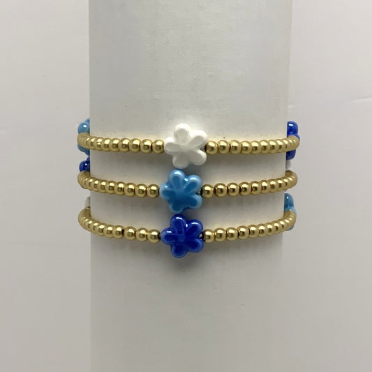 Beaded Flower Bracelet