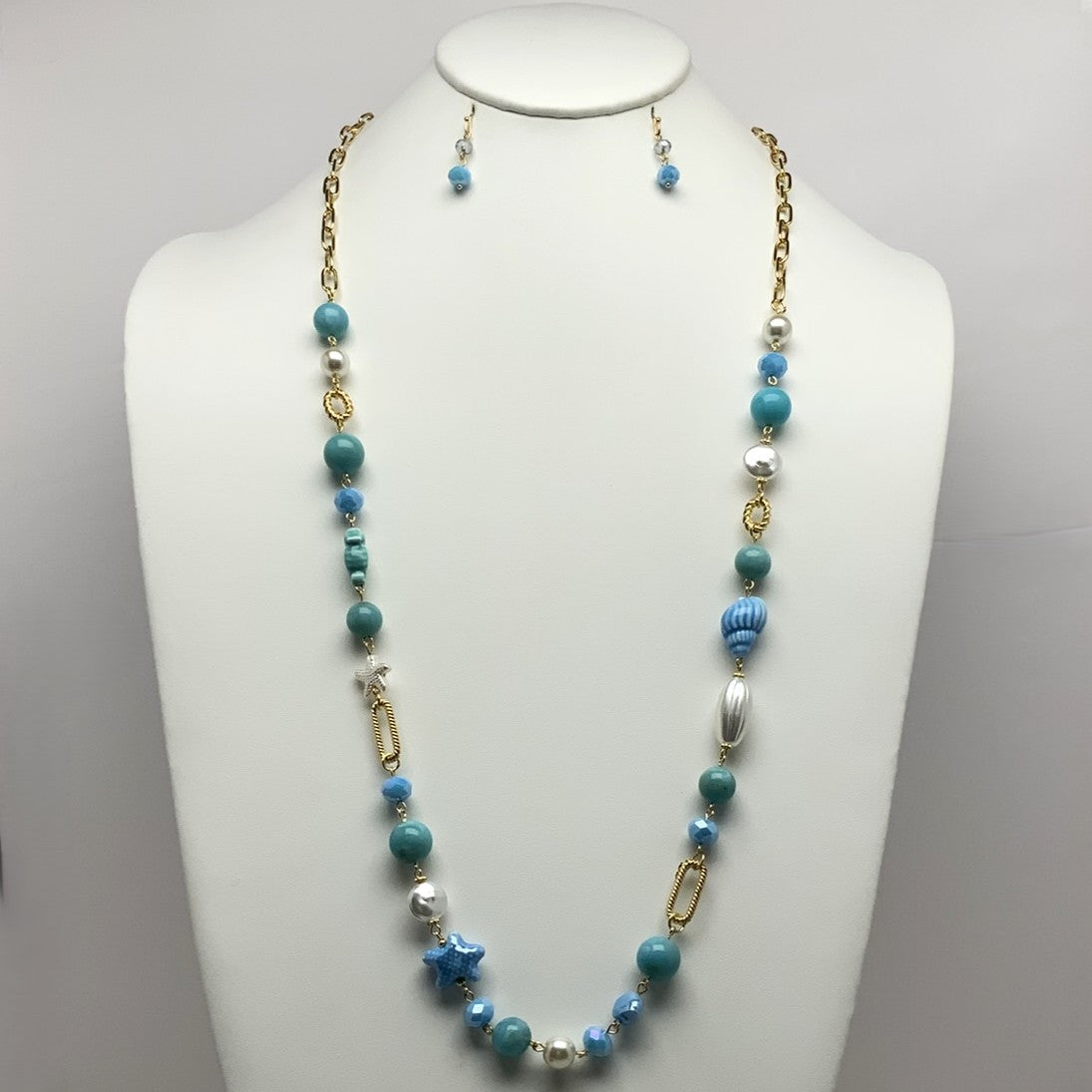 Seashell Beaded Necklace