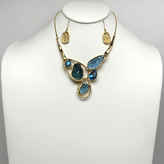 Open Crystal Necklace