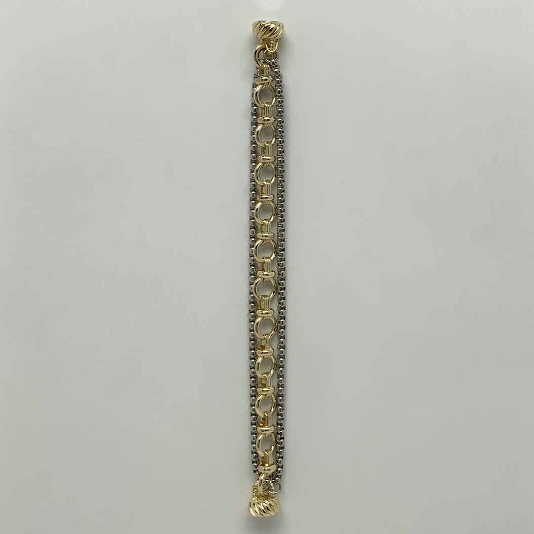 Layered Two-toned Bracelet