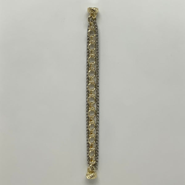 Layered Two-toned Bracelet